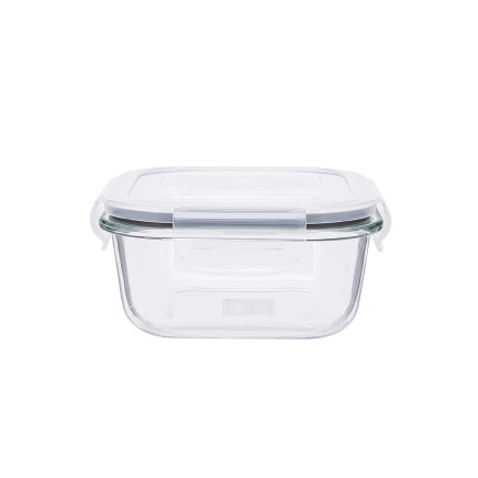 Fresh Pojemnik Kwadratowy 0,45l z Pokrywką 13,6x13,6x6,5cm EAN: 5904252377000