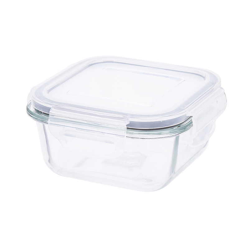 Pojemnik Fresh kwadratowy 0,3l z pokrywką 11,7x11,7x6,0cm EAN: 5904252376980