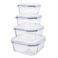 Pojemnik Fresh kwadratowy 0,3l z pokrywką 11,7x11,7x6,0cm EAN: 5904252376980