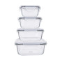 Pojemnik Fresh kwadratowy 0,3l z pokrywką 11,7x11,7x6,0cm EAN: 5904252376980