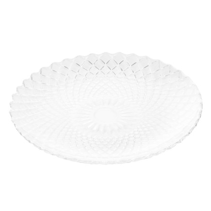 Talerz deserowy szklany Solaris 15,5 cm