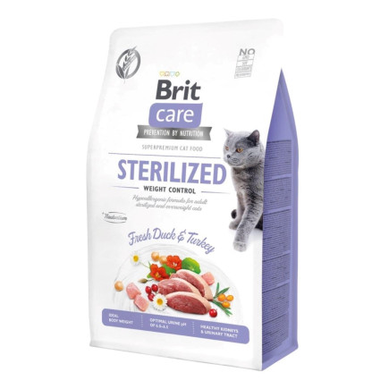 Brit care cat grain-free sterilised weight control - karma dla kotów wysterylizowanych - 7kg