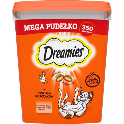 Dreamies mix smaków z kurczakiem i serem 350g