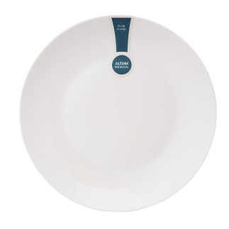Talerz deserowy porcelanowy Bella Ecru kremowy 20 cm