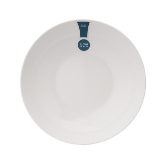 Talerz głęboki porcelanowy Bella Ecru kremowy 20 cm
