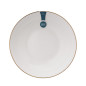 Bella Złota Linia Talerz Głęboki 20 cm 900 ml Porcelana Kremowa - EAN: 5904252368312