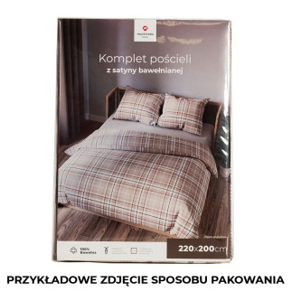 Savana komplet pościeli z satyny bawełnianej 160x200cm
