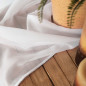 Voile Woal Soft Touch Trudnopalny 300cm Śnieżnobiały z Ołowianką EAN: 2010000623664