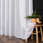 Voile Woal Soft Touch Trudnopalny 300cm Śnieżnobiały z Ołowianką EAN: 2010000623664