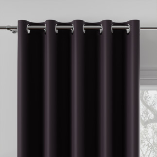 Dona tkanina dekoracyjna typu blackout, wysokość 280cm, kolor 226 śliwkowy fioletowy