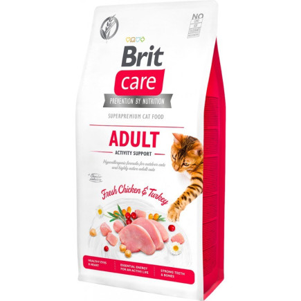 Brit care cat grain-free adult activity support - karma dla kotów - 7kg