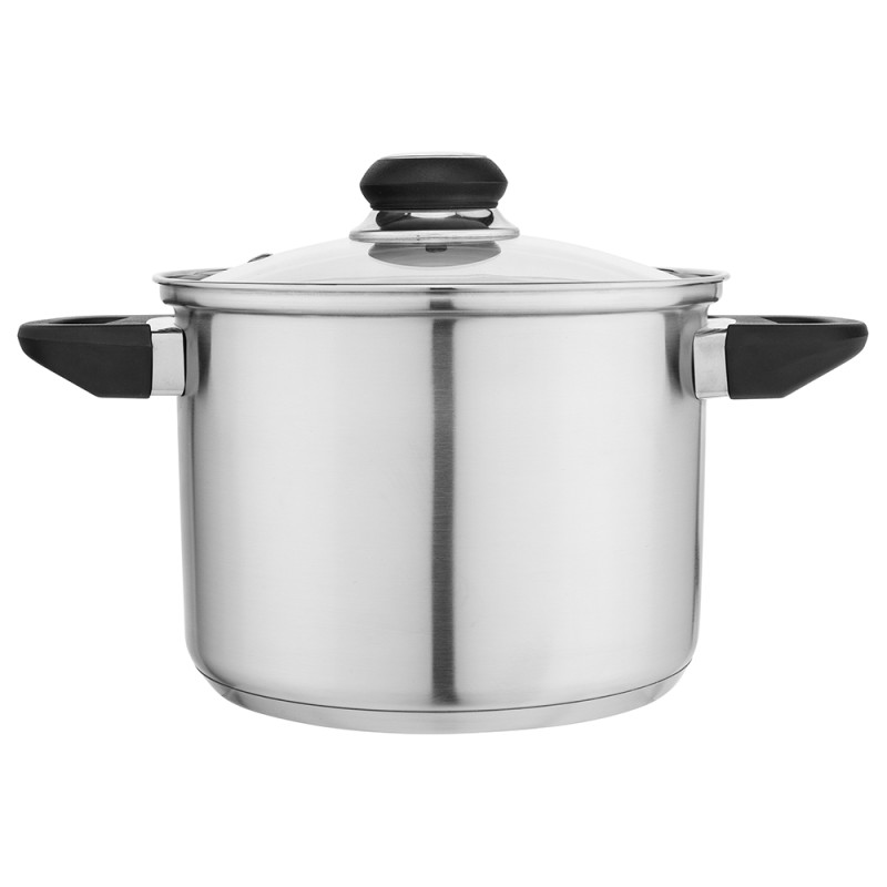 Emilio Garnek Nierdzewny Wysoki 4,3L 20cm z Pokrywą Szklaną EAN: 5904252383698 Emilio Garnek Nierdzewny Wysoki 4,3L 20cm z Pokrywą Szklaną EAN: 5904252383698