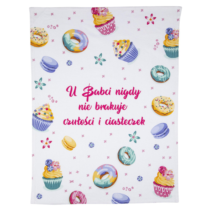 Babcine Słodkości ściereczka kuchenna 45x60 cm 100% bawełna color box EAN: 5904252380161 Babcine Słodkości ściereczka kuchenna 45x60 cm 100% bawełna color box EAN: 5904252380161