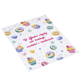 Babcine słodkości ściereczka kuchenna 45x60 cm 100% bawełna color box