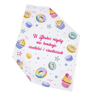 Babcine słodkości ściereczka kuchenna 45x60 cm 100% bawełna color box