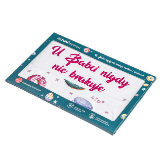 Babcine słodkości ściereczka kuchenna 45x60 cm 100% bawełna color box