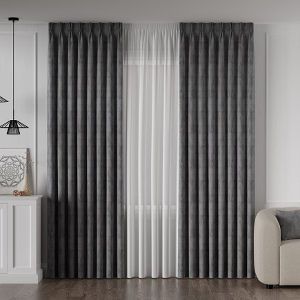 Aron Tkanina Dekoracyjna 300cm Szary 001 EAN: 5907693269156
