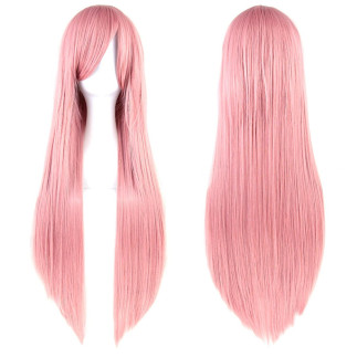 Peruka włosy 80cm różowe cosplay