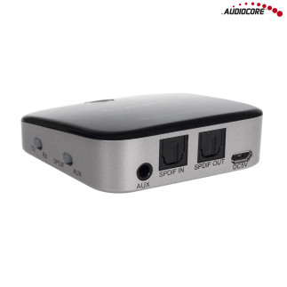 Adapter bluetooth 2 w 1 transmiter odbiornik audiocore ac830 - apt-x spdif - chipset csr bc8670