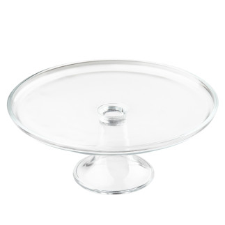 Patera na ciasto i tort na nóżce szklana Edwanex 30 cm