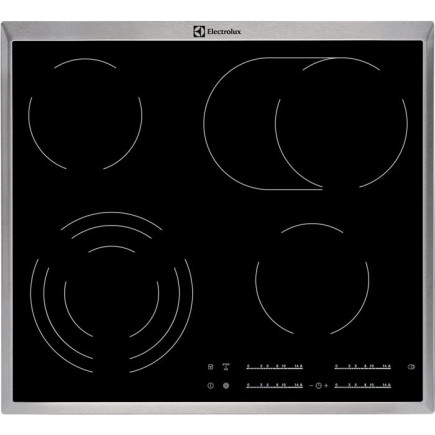 Płyta ceramiczna electrolux ehf46547xk (4 pola grzejne  kolor czarny)