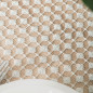 Bianca obrus gipiurowy, kolor jasny szary 007 z lurexem, rozmiar 140x240cm