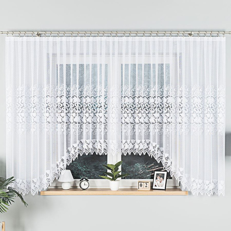 Firanka żakardowa Hernani gotowa 510x160cm biały EAN: 5907693230286