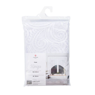 Kinga firanka żakardowa gotowa, szerokość 500 x wysokość 160cm, kolor 001 biały