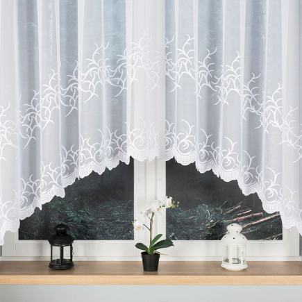 Bakaro Firanka Żakardowa Gotowa Biała 520x160cm, EAN: 5907693233935