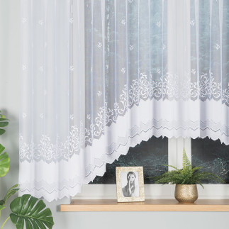 Genowefa firanka żakardowa gotowa 450x160cm biały EAN: 5907693247499