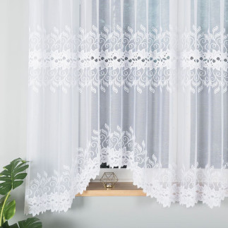 Firanka żakardowa Bastia gotowa 450x180cm, kolor biały 001, EAN: 5907693232082