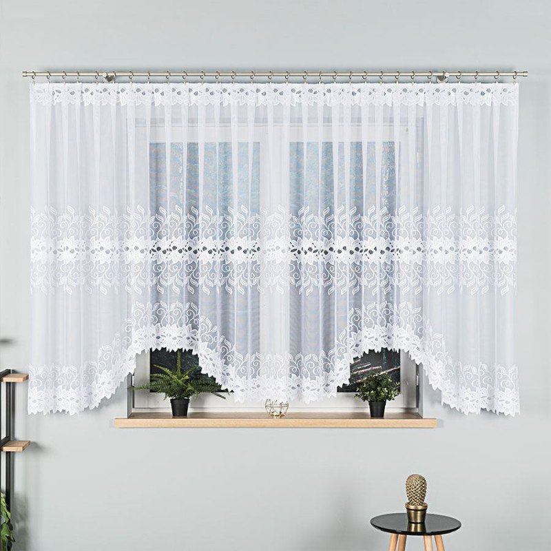 Bastia Firanka Żakardowa Biała 500x160cm EAN: 5907693232396