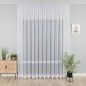 Firanka haftowana z wzorem pasowym, 280cm, kolor biały, EAN: 5907693257856