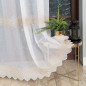 Firanka haftowana pasowa 280cm biało-złota EAN: 5907693257917
