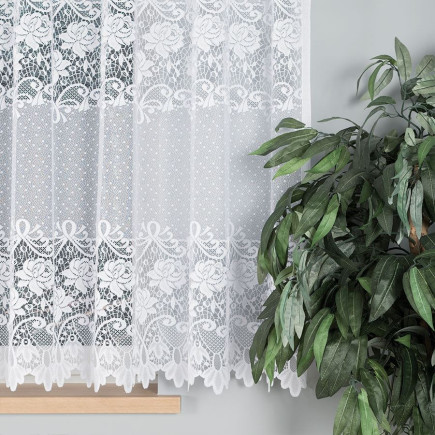 Demetria firanka żakardowa gotowa 400x160cm kolor biały EAN: 5907693217362