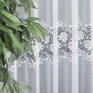 Firanka żakardowa Demetria 300x250 cm biały EAN: 5907693217386