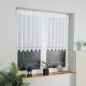 Zazdrostka haftowana panelowa biały 90cm z dolnym wzorem EAN: 5907693239517