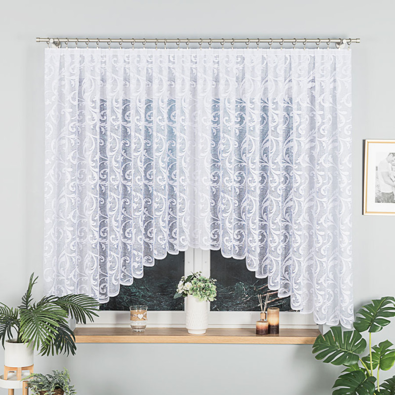 Firanka Żakardowa Leokadia Biała 400x155cm, EAN: 5907693248472