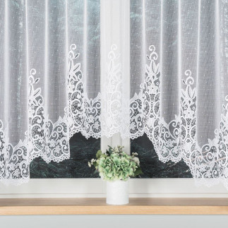 Berenika firanka żakardowa 400x170cm, kolor biały 001, EAN: 5907693233928