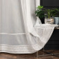 Firanka Haftowana Linus 300cm Offwhite ze Srebrnym Błyskiem EAN: 5907693262256
