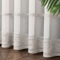 Firanka Haftowana Linus 300cm Offwhite ze Srebrnym Błyskiem EAN: 5907693262256
