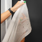 Firanka Haftowana Linus 300cm Offwhite ze Srebrnym Błyskiem EAN: 5907693262256