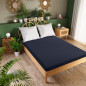 Dreamy premium prześcieradło frotte z gumką 180x200cm kolor granatowy EAN: 5907693250642