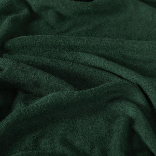 Dreamy premium prześcieradło frotte z gumką, szerokość 180 x wysokość 200cm, kolor 035 ciemny zielony butelkowy
