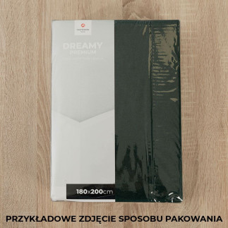 Dreamy premium prześcieradło frotte z gumką, szerokość 180 x wysokość 200cm, kolor 035 ciemny zielony butelkowy