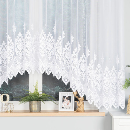 Ludmiła firanka żakardowa gotowa 400x160cm biały EAN: 5907693247529
