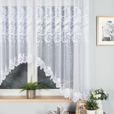 Firanka Żakardowa Iwona Gotowa 400x160cm Biała EAN: 5907693246935