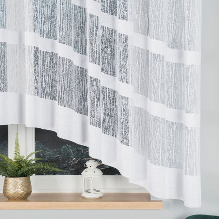 Wiktoria firanka żakardowa gotowa 410x160cm, kolor biały, EAN: 5907693232358