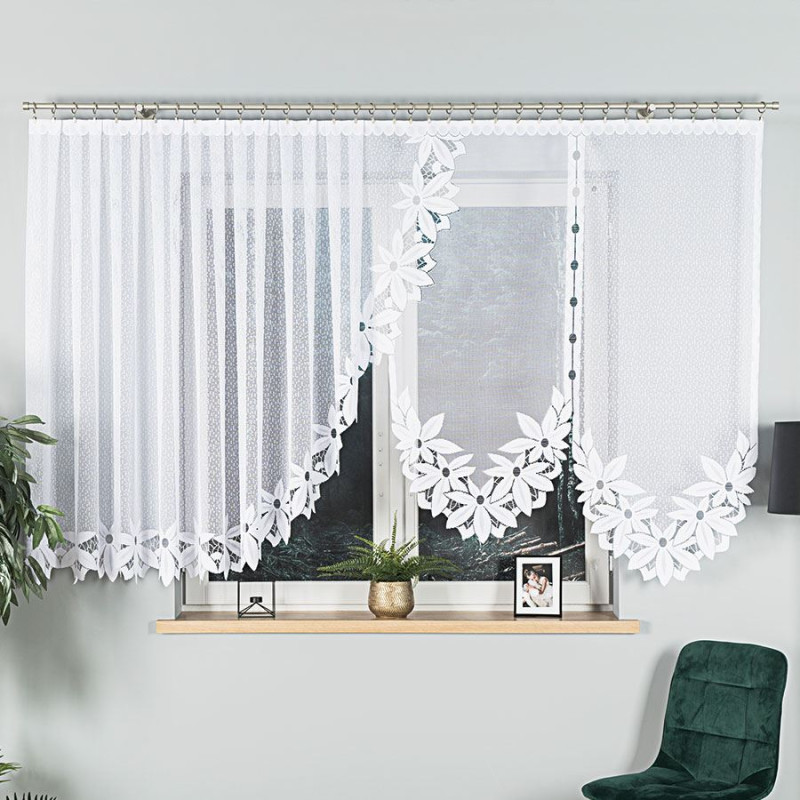 Firanka żakardowa Jadwiga 400x150cm kolor 001 biały EAN: 5907693224506