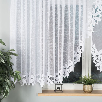 Firanka żakardowa Jadwiga 400x150cm kolor 001 biały EAN: 5907693224506